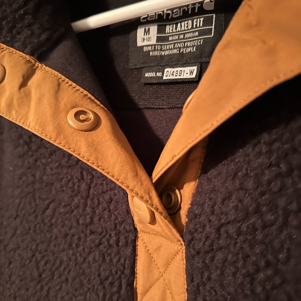 Women’s Carhartt relaxed fit fleece pullover - Picture 5 of 6